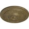 Ekena Millwork Classic Ceiling Medallion (For Canopies up to 5 1/2"), 21 7/8"OD x 2 3/8"P, Mississippi Mud Crackle CM22CLMMC - alternate 3